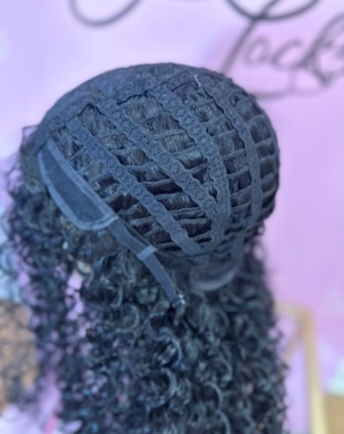 Curly Synthetic Wig - 22 Inches